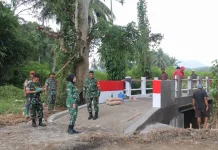 Tim Audit Itdam XX TIB Tinjau Pembangunan Program Teritorial Kodim 0307