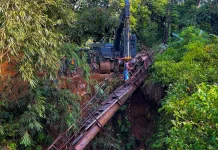 Kodim 0307 Bangun Jembatan Bailey Hubungkan Jorong