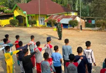 Babinsa Koramil 09 Tanamkan Cinta Tanah Air
