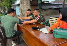 Kodim 0307 Gelar Cek Kesehatan Gratis