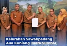 Kelurahan Sawah Padang Aua Kuniang Juara Sumbar 2026, Siap Maju ke Nasional