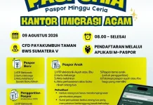 Imigrasi Agam Buka Layanan Paspor di CFD Payakumbuh