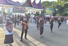 Ribuan Warga Tumpah Ruah, CFD HUT Ke 1 Kodam XX/TIB Meriah di Makodim 0304/Agam