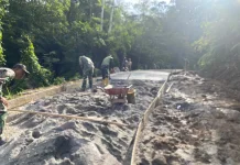 Satgas TMMD ke-129 Terus Kebut Pengecoran di Simauang Hilia