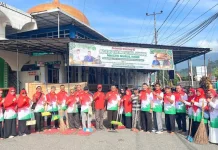 Kemenag Padang Panjang Gelar Geber MAS Bersihkan Masjid jelang HUT RI