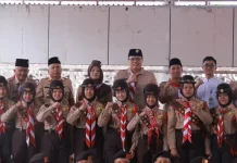 60 Pramuka Tanah Datar Siap Kibarkan Nama Daerah di Jamnas XII Cibubur