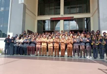 Bupati Pasaman Lepas Kontingen Jambore Pramuka ke Cibubur