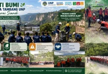 HMTP Teknik Pertambangan UNP Gelar Bakti Bumi Ngarai Sianok