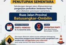 Jembatan Panti Ditutup Dua Hari, Warga Cari Alternatif