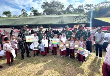 Lomba Mewarnai Warnai Ceria Penutupan TMMD 129 Palupuh Digelar Makodim 0304/Agam