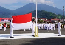 65 Anggota Paskibraka Padang Panjang Sukses Kibarkan Merah Putih
