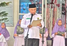 Kemenag dan Dinsos Gelar Upacara Serentak Stop Bullying di 12 Madrasah