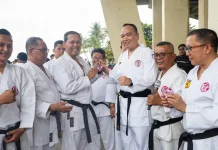 Ketua Pengprov Lemkari Sumbar, Nanda Satria Luncurkan Logo Baru di Latgab se-Sumbar