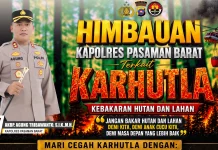 Cegah dan Antisipasi Karhutla, Ini Imbauan Kapolres Pasaman Barat