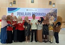MKS Wakili Bukittinggi dalam Lomba Penilaian Posyandu Tingkat Propinsi Sumbar