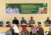 Kapolres Padang Panjang Hadiri Rakor Pengelolaan Cadangan Pangan Pemerintah