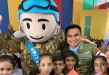 Kapten Ridho Hidayat Alumni SMAN Lubuk Alung Tebar Pesan Damai Lebanon