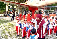 Ratusan TK Pembina Bukittinggi Outingclass Jelajahi Museum dan Panorama