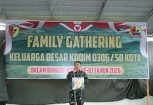 Kodim 0306 Gelar Family Gathering Semarak Kemerdekaan