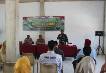 Polres 50 Kota Beri Penyuluhan Kamtibmas di TMMD