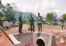 Tim Wasev Kodam Tinjau TMMD Ke-129 Lima Puluh Kota