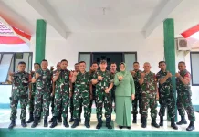 Dandim Laksanakan Kunjungan Ke Koramil 06/Koto Tangah Dalam Rangka Pamitan