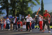 Semarak HUT ke-81 RI, Pemkab Pasaman gelar senam bersama dan cek kesehatan gratis