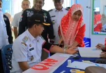 Wabup Pasaman tinjau bakti sosial cek kesehatan gratis dan donor darah di Duo Koto