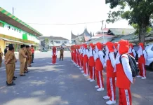 Bupati dan Wabup Pasaman tinjau latihan Paskibraka jelang HUT RI ke-81