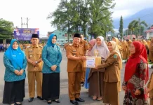 Pasaman satu-satunya di Sumbar raih penghargaan nasional program Imunisasi Zero D