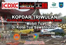 Kopdar DX Sumatera Barat di Sawahlunto Sukses