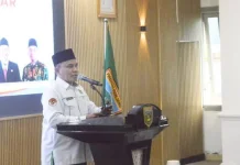 Kakankemenag Padang Panjang Dampingi Pelepasan Kontingen PORSADIN VII