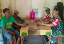 Babinsa Subarang Batuang Ajak Warga Jaga Kesehatan dan Kebersihan