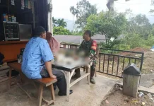 Babinsa Guguk Imbau Warga Waspadai Cuaca Tak Menentu dan Kabut Asap