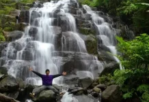 Menikmati Pesona Air Terjun Sarasah Ulu Gadut Padang yang Bertingkat