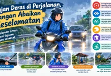 Hujan Deras di Perjalanan, Jangan Abaikan Keselamatan