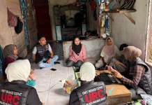 Satreskrim Polres Pasbar Sambangi Korban Penyandang Disabilitas