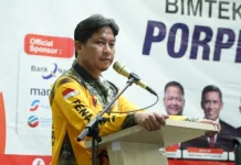 Hamdanus Imbau KONI Kabupaten/Kota Segera Selesaikan Pendaftaran Porprov XVI