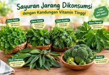 Sayuran yang Jarang Dikonsumsi namun Mengandung Beragam GIzi dan Vitamin