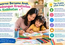 Mewarnai Bersama Anak, Membangun Kreativitas dan Kedekatan