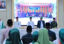 Bupati Welly Hadiri Pelantikan PAC Fatayat NU Pasaman