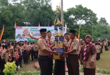 Sekda Rida Ananda Pimpin Upacara Hari Pramuka ke-65 Kota Payakumbuh