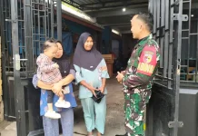 Babinsa Kapur IX Ajak Warga Jaga Kerukunan