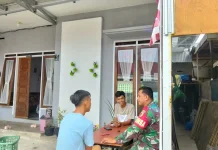 Babinsa Guguak Ajak Warga Waspada Bencana Alam