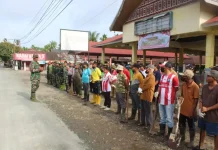 Maknai HUT TNI, Koramil Kapur IX Karya Bakti
