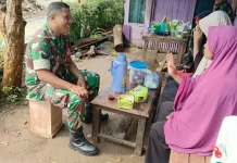 Babinsa Payakumbuh Jalin Silaturahmi Warga Koto Panjang
