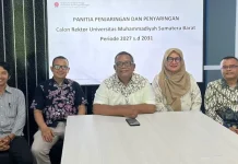 Panitian Penjaringan Calon Rektor UM Sumbar Tetapkan 7 Balon Yang Memenuhi Syarat