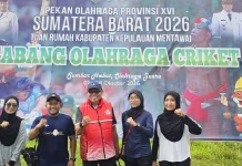 Porprov XVI Dibuka Gubernur, Kriket Mentawai Sudah Siap Tempur