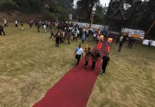 Api PORPROV XVI Sumbar 2026 Diambil di Pariangan