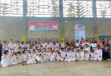 80 Karateka Lemkari Solsel Tempa Diri di Ujian Kenaikan Kyu